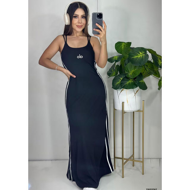 Fashion Embroidery Sleeveless Maxi Dress