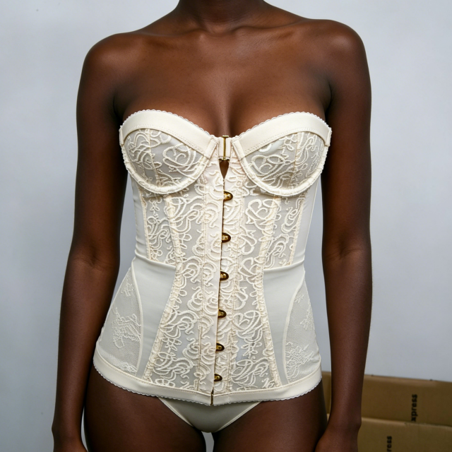 Strapless Lace Corset Top