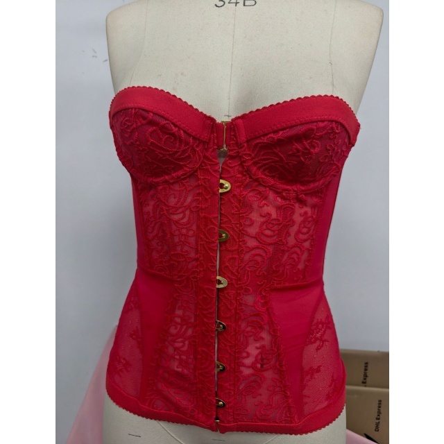Strapless Lace Corset Top