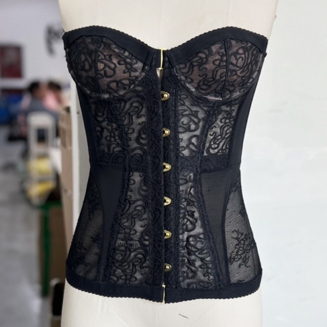 Strapless Lace Corset Top