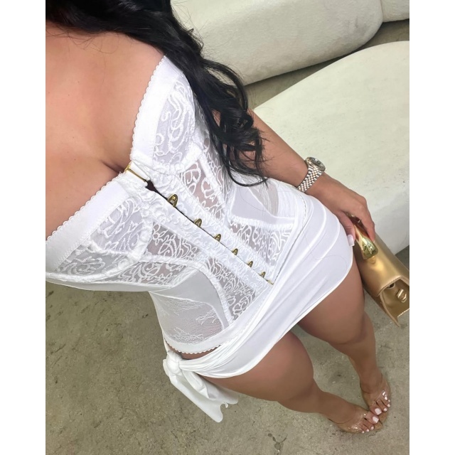 Strapless Lace Corset Top