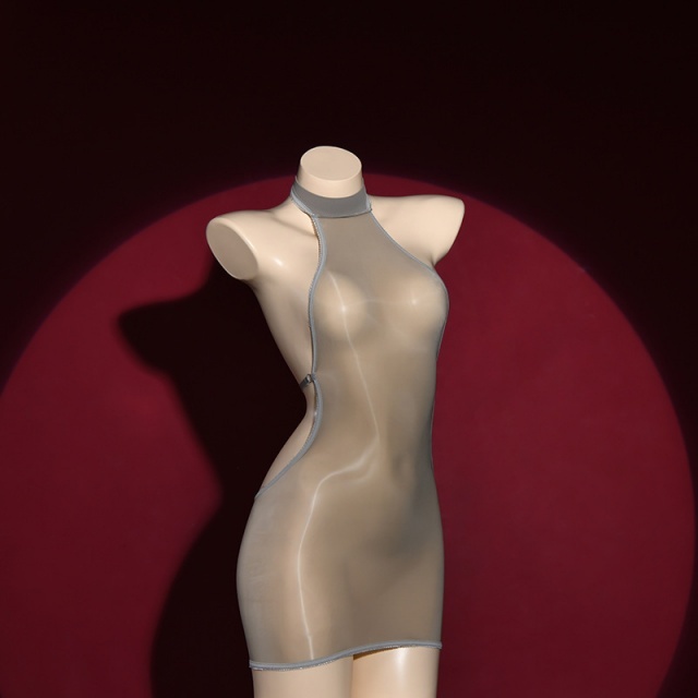 See Through Low Rise Bodycon Dress