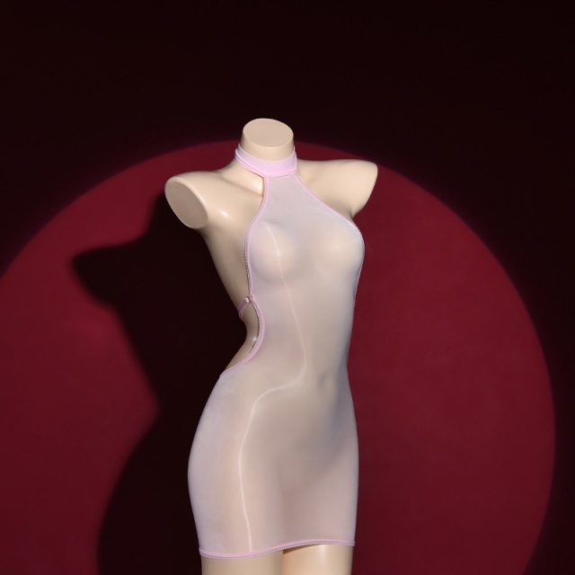 See Through Low Rise Bodycon Dress