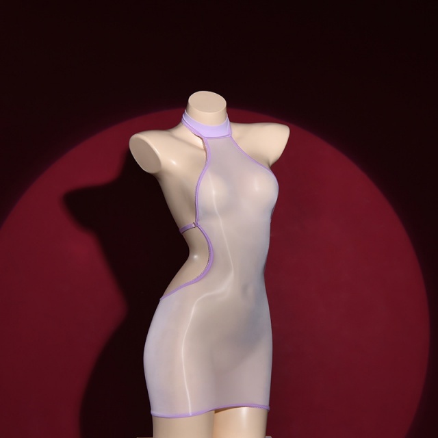 See Through Low Rise Bodycon Dress