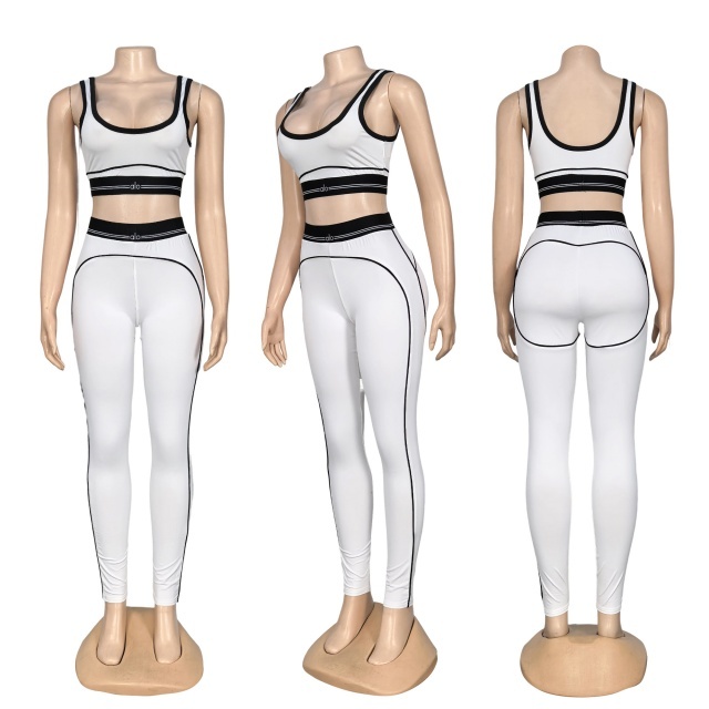 Tank Top Skinny Casual Jogging Suit
