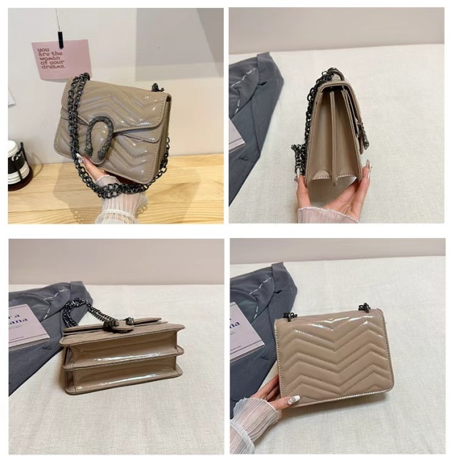 Chained Leather Fashion Women Handbags