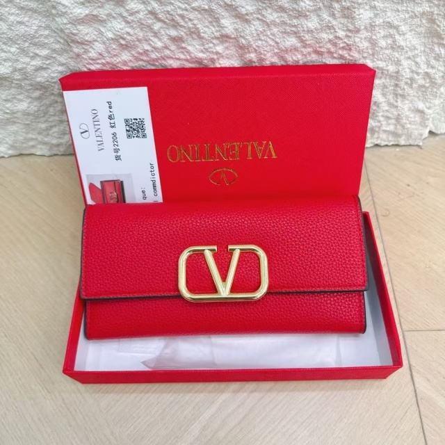 Fashion Metal Logo Leather Women Purses