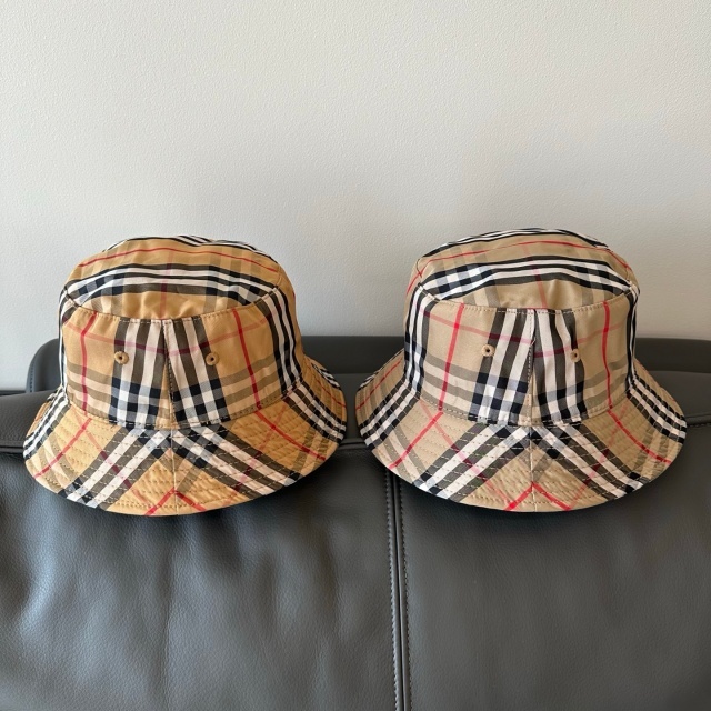 Plaid Print Fashion Bucket Hats