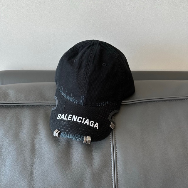 Washed Distressed Cut Out Baseball Caps