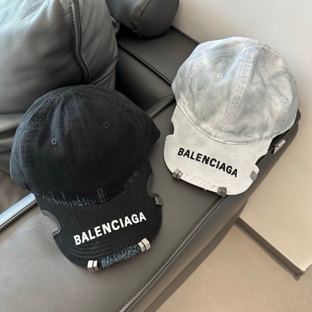 Washed Distressed Cut Out Baseball Caps