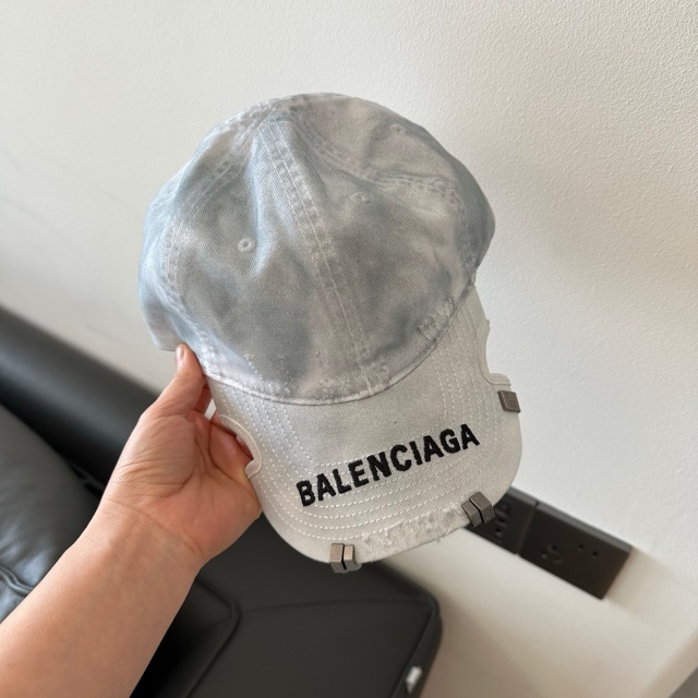 Washed Distressed Cut Out Baseball Caps
