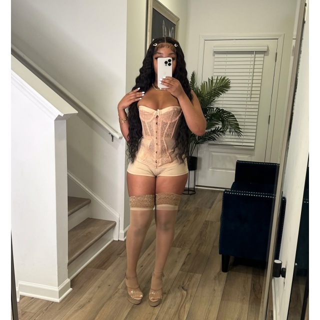 Strapless Lace Corset Top