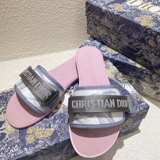 Fashion Embroidery Velcro Flat Sandals