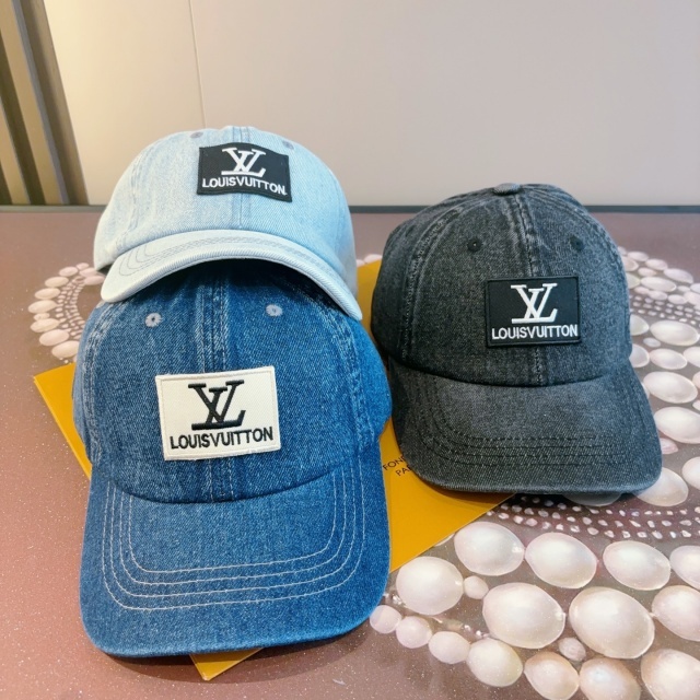 Washed Denim Fashion Baseball Caps