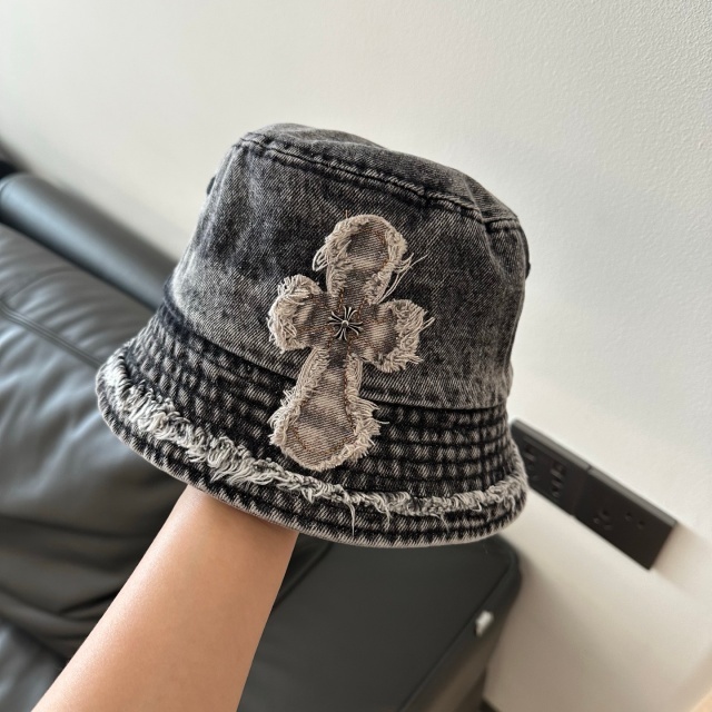Fashion Denim Tassel Bucket Hats