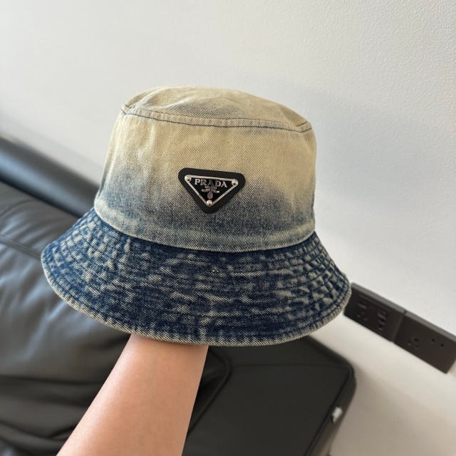 Fashion Logo Denim Chic Bucket Hats