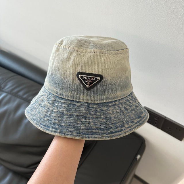 Fashion Logo Denim Chic Bucket Hats