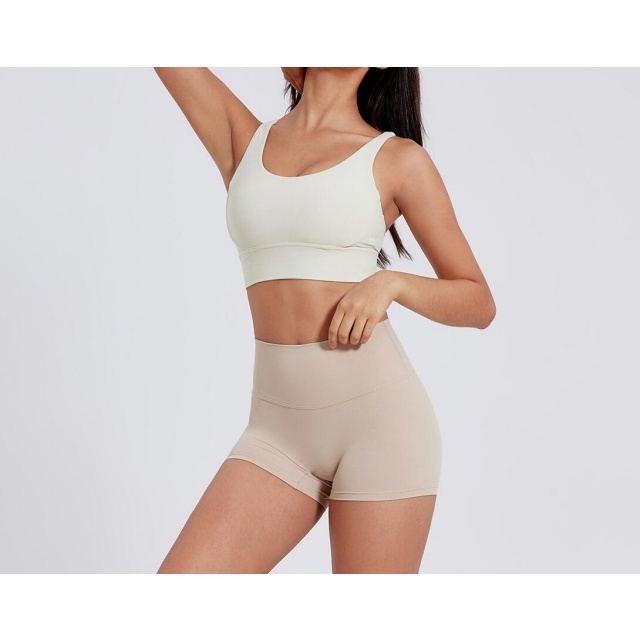 Fitted Yoga Sports Shorts