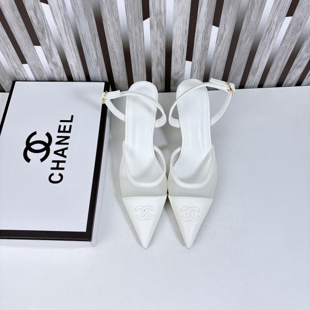 Sexy Pointed Toe Mesh High Heeled Sandals