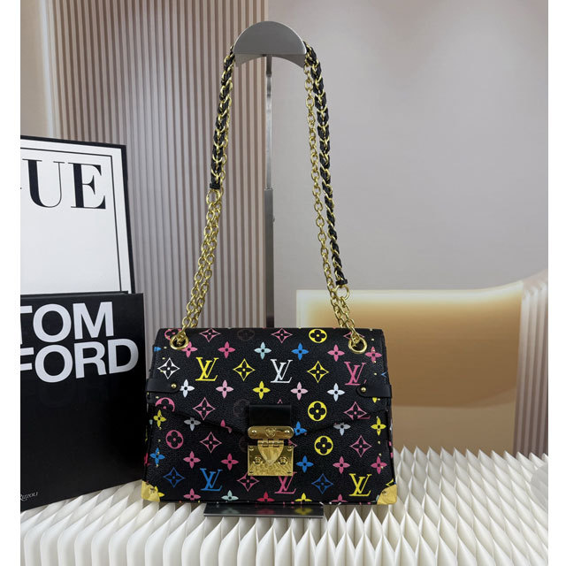 Leather Printed Women Chained Shoulder Bags