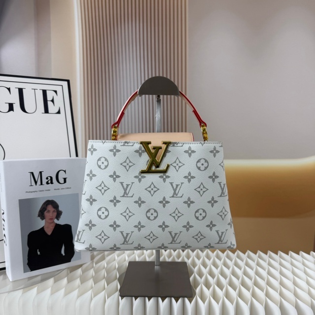 Metal Logo Leather Printed Crossbody Bags