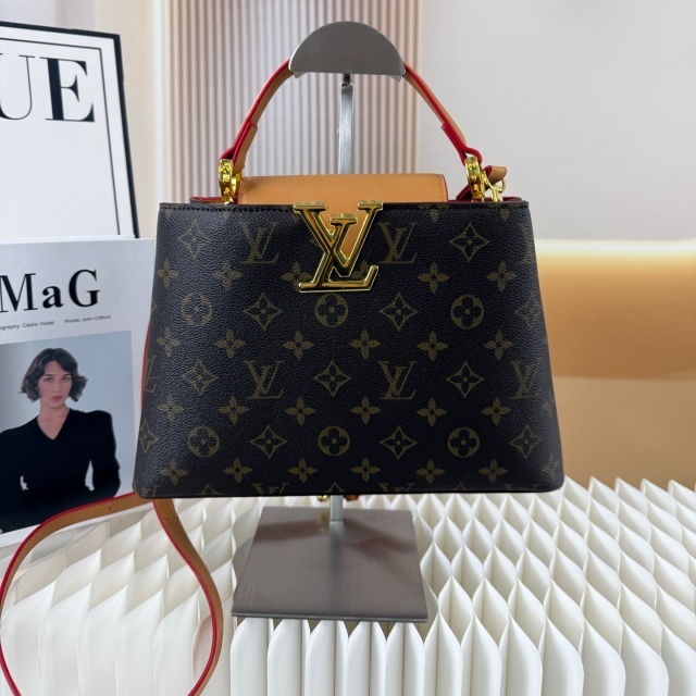 Metal Logo Leather Printed Crossbody Bags
