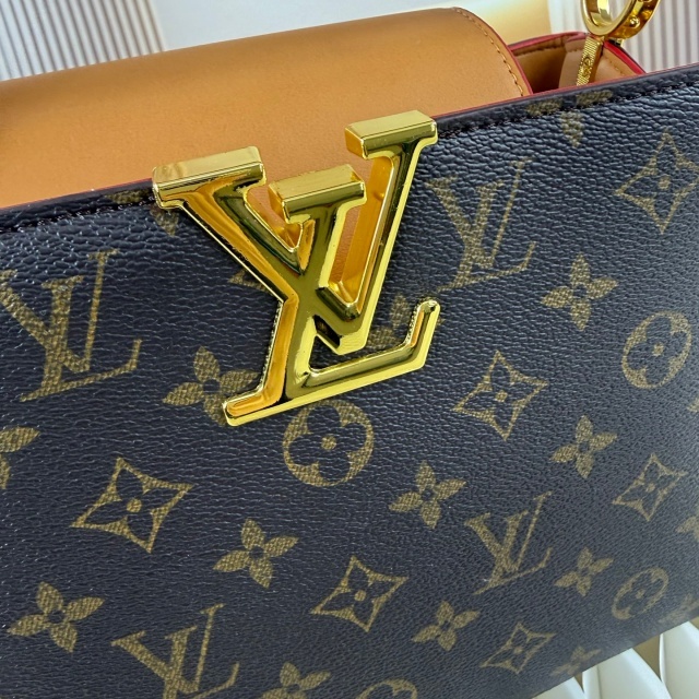 Metal Logo Leather Printed Crossbody Bags