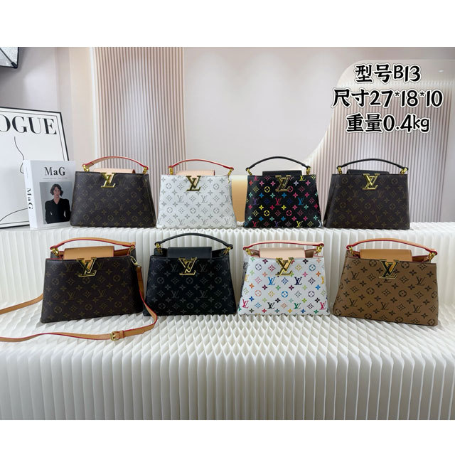 Metal Logo Leather Printed Crossbody Bags