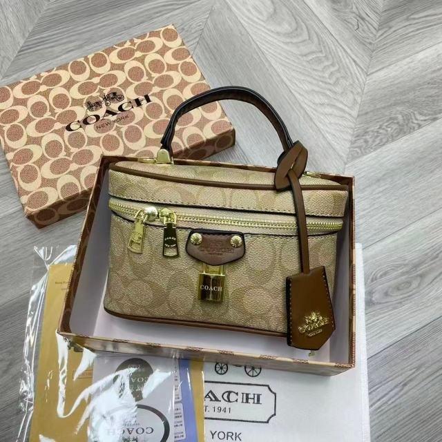 Printed Fashion Leather Women Makeup Bags