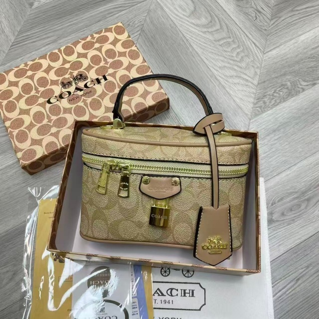 Printed Fashion Leather Women Makeup Bags