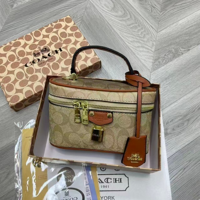 Printed Fashion Leather Women Makeup Bags