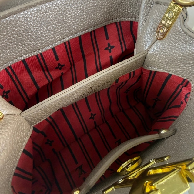 Metal Logo Leather Fashion Crossbody Bucket Bags