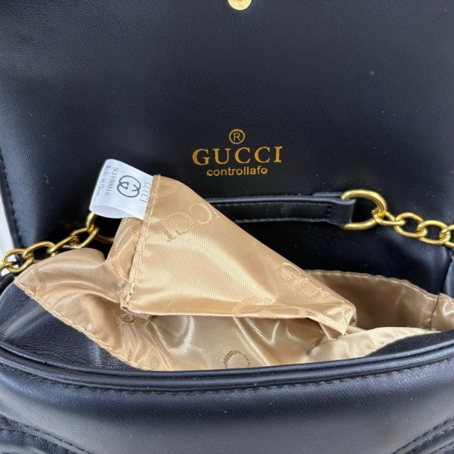 Metal Logo Leather Fashion Messenger Bags