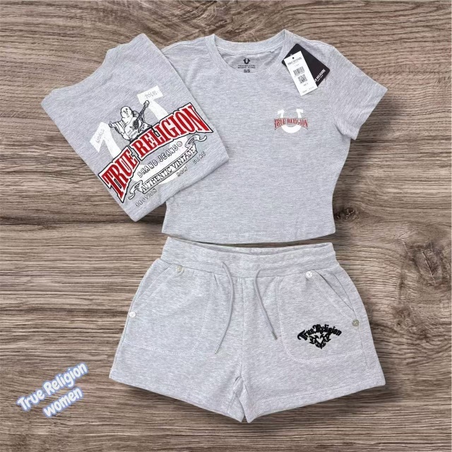 Casual Style Printed Top Slim Fit Short Set