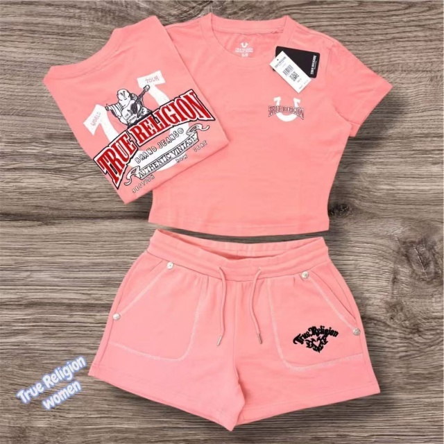 Casual Style Printed Top Slim Fit Short Set