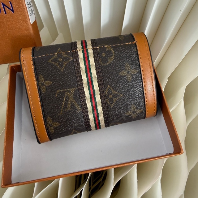 Metal Logo Leather Luxury Women Purses