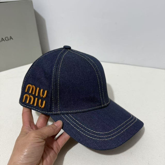 Fashion Embroidery Denim Baseball Caps