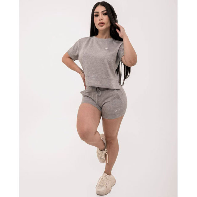 Fashion Short Sleeve Casual Tracksuit Set