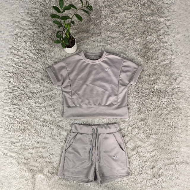 Fashion Short Sleeve Casual Tracksuit Set