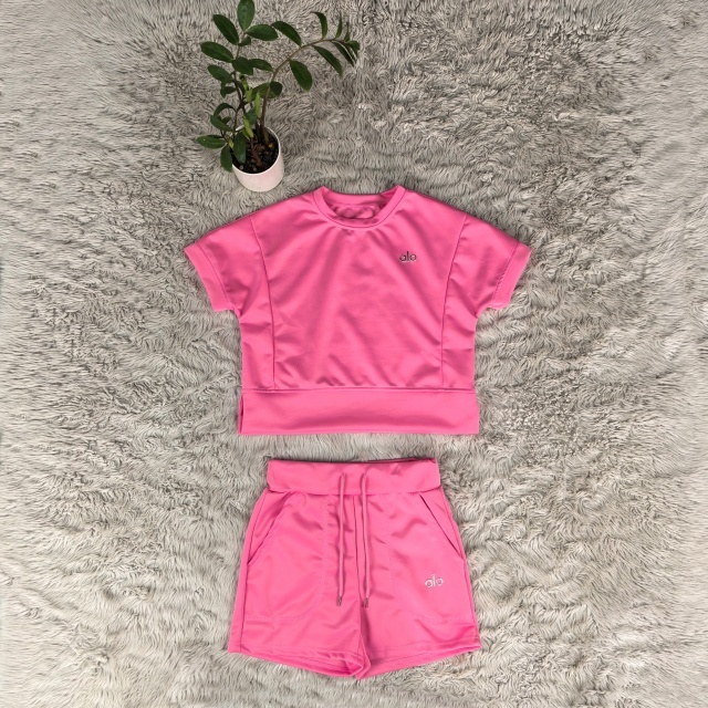 Fashion Short Sleeve Casual Tracksuit Set