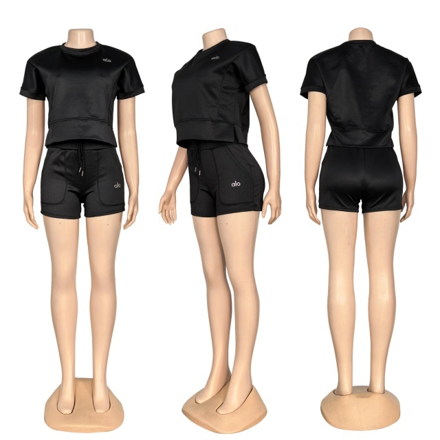 Fashion Short Sleeve Casual Tracksuit Set
