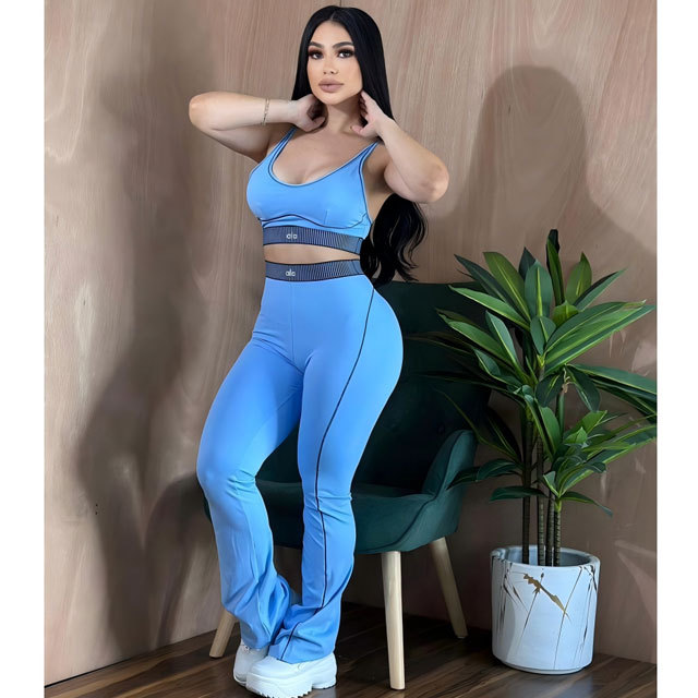 Fashion Skinny Yoga Pants Suit