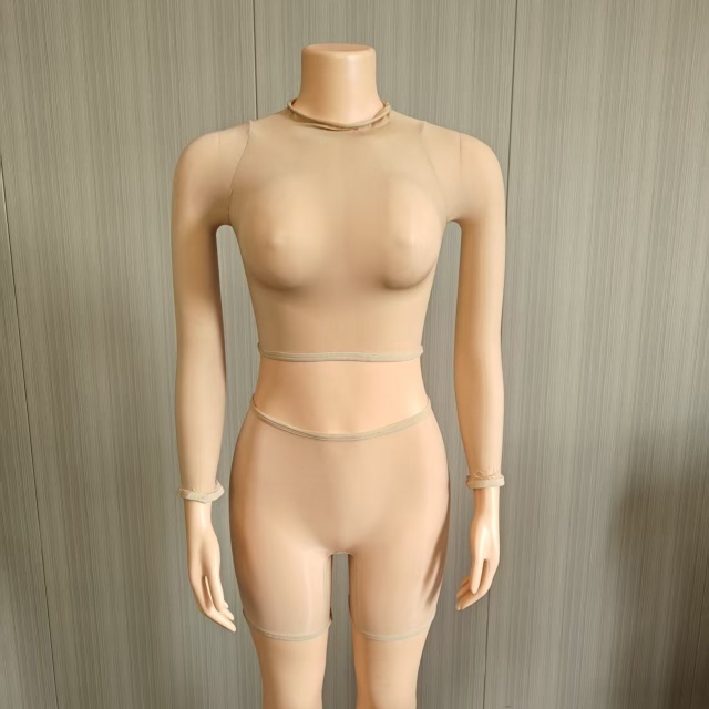 High Elastic See Through Lingerie Short Set