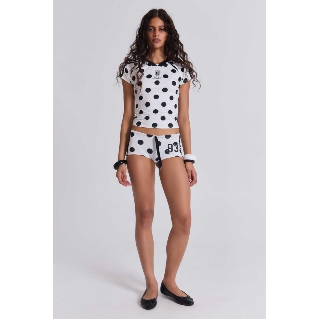 Letters Printed Slim Fitted Short Set
