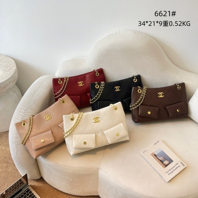 Metal Logo Women Leather Luxury Shoulder Bags