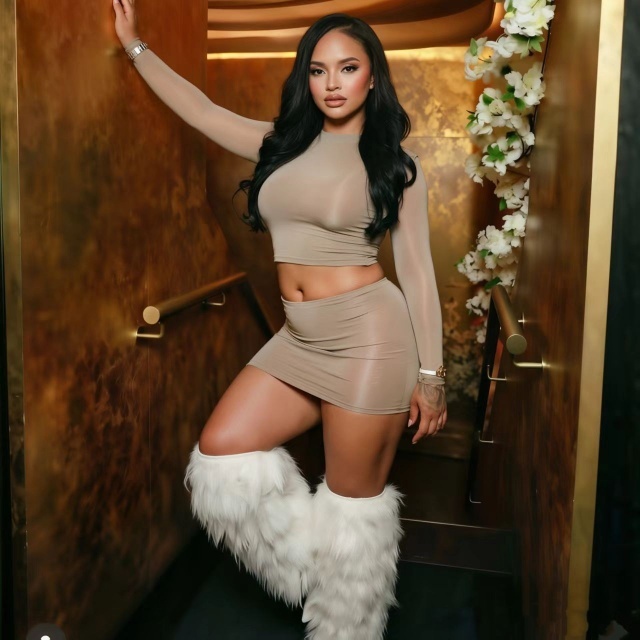 Night Out Sheer Mesh Lingerie Skirt Set