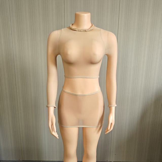 Night Out Sheer Mesh Lingerie Skirt Set