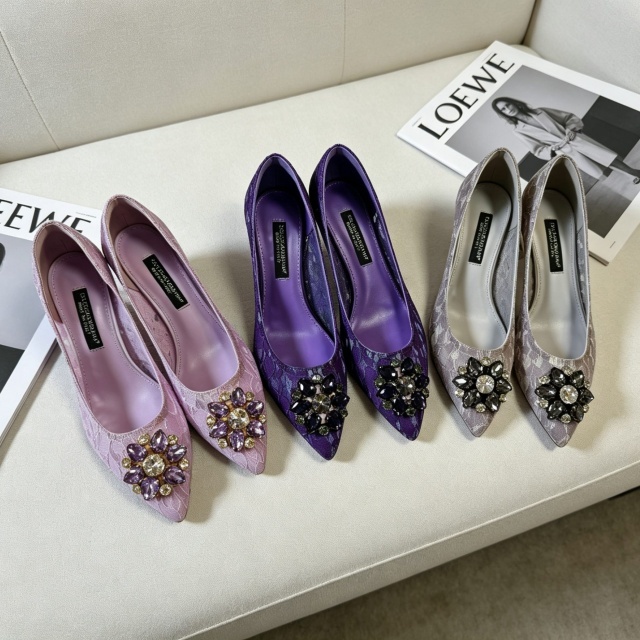 Luxury Gemstone Lace High Heeled Sandals