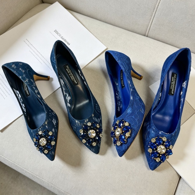 Luxury Gemstone Lace High Heeled Sandals