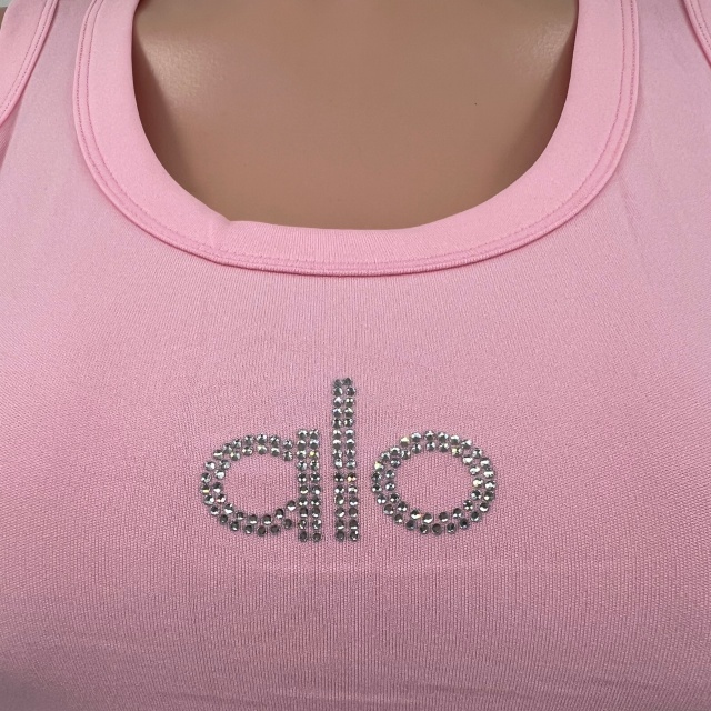 Rhinestones Casual Sport Tracksuit Set
